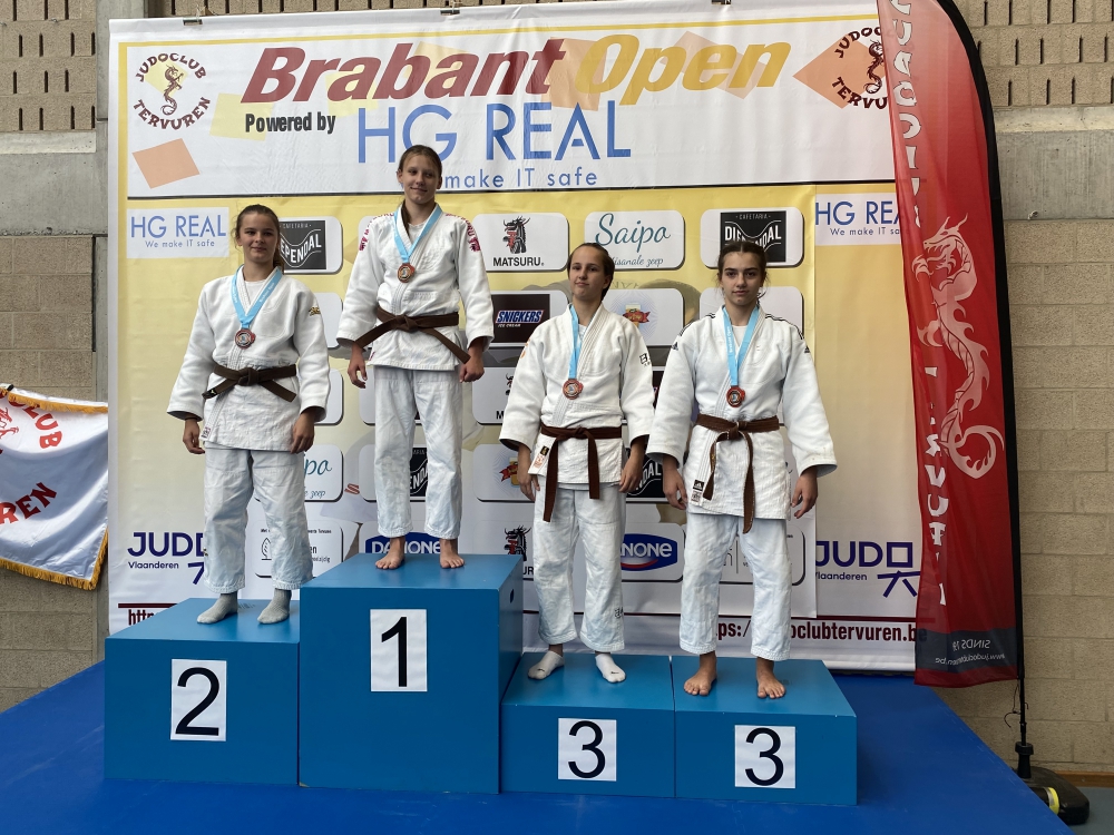 Judoka's Sportinstituut Schiedam starten nieuw seizoen met medailles in België