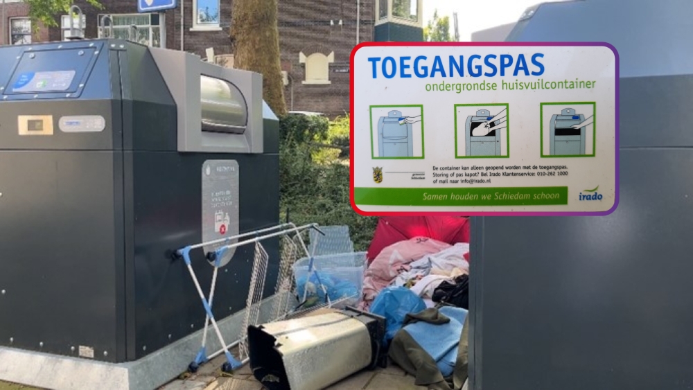 Afvalpas verdwijnt uit Schiedam: ‘Positief effect op bijplaatsingen’