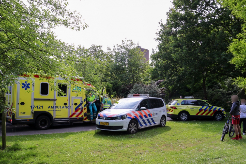 Achtjarige steekt 11-jarige in been in park in Vlaardingen
