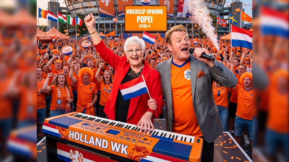Orgel Joke komt samen met Martijn Fischer met WK-lied