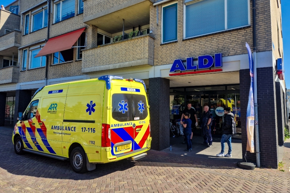 Het steekincident bij de Aldi