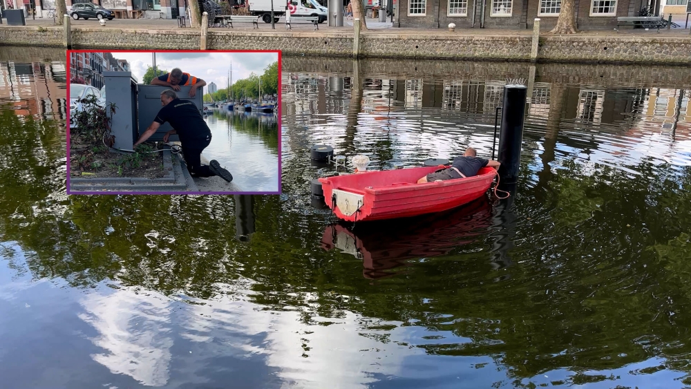 Nog even en er spuit weer water in de Vlaardingse Oude Haven