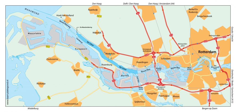 'Schiedam ligt aan de Nieuwe Maas, niet aan de Nieuwe Waterweg'