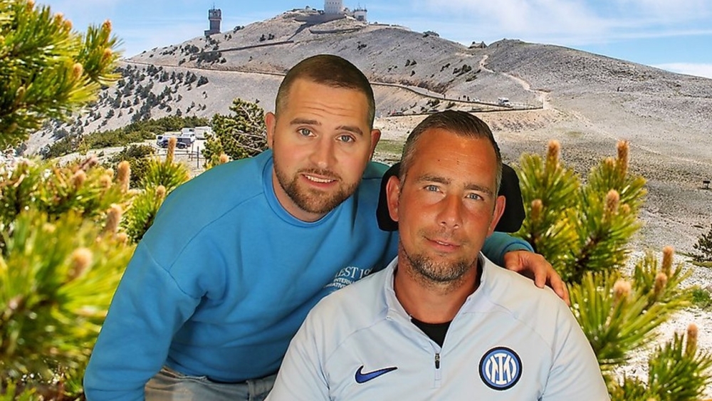 Richard (37) heeft ALS en beklimt de Mont Ventoux om lotgenoten te helpen