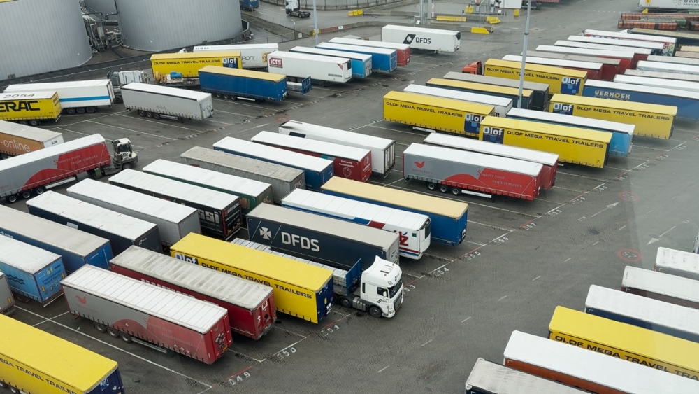 Het terrein van DFDS