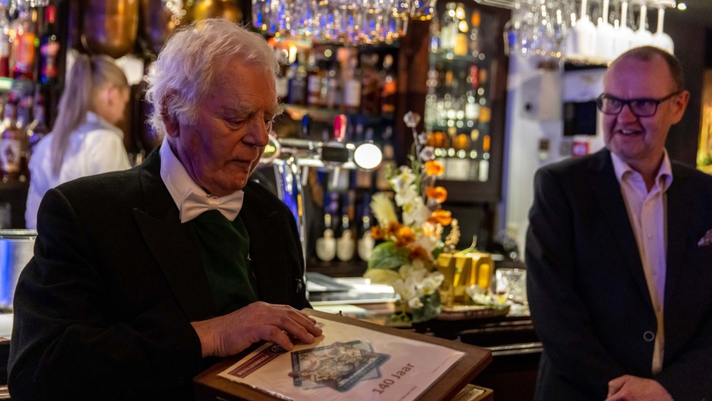 Jacques van Toor bij het 140-jarig jubileum van Van Toor op 13 februari 2023