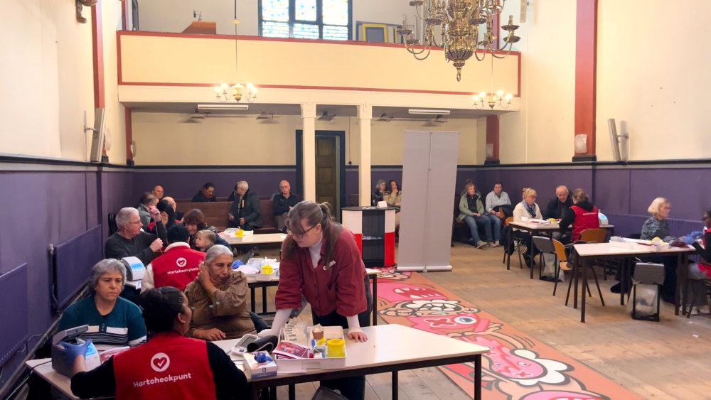 Schiedammers massaal naar Hartcheckpunt: 'willen weten hoe hun gezondheid is'