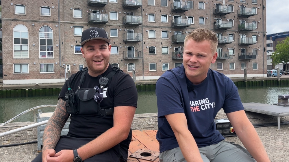 Opbouw sHaring the City in Vlaardingen in volle gang: ‘Het gaat er leuk uitzien’