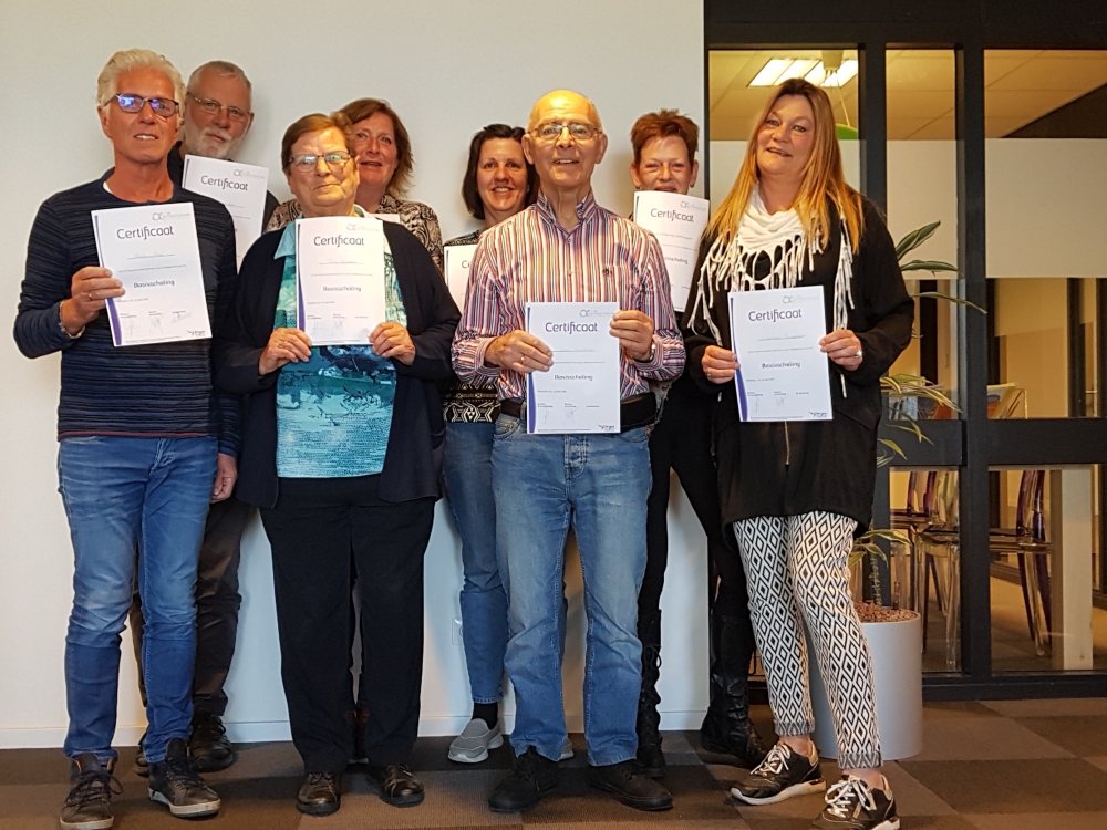 Dertien vrijwilligers zijn nu 'goed onderlegd'