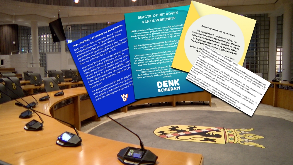 Kritiek op Schiedams coalitieadvies van Hoekstra: ‘Niet naar de inhoud gekeken’