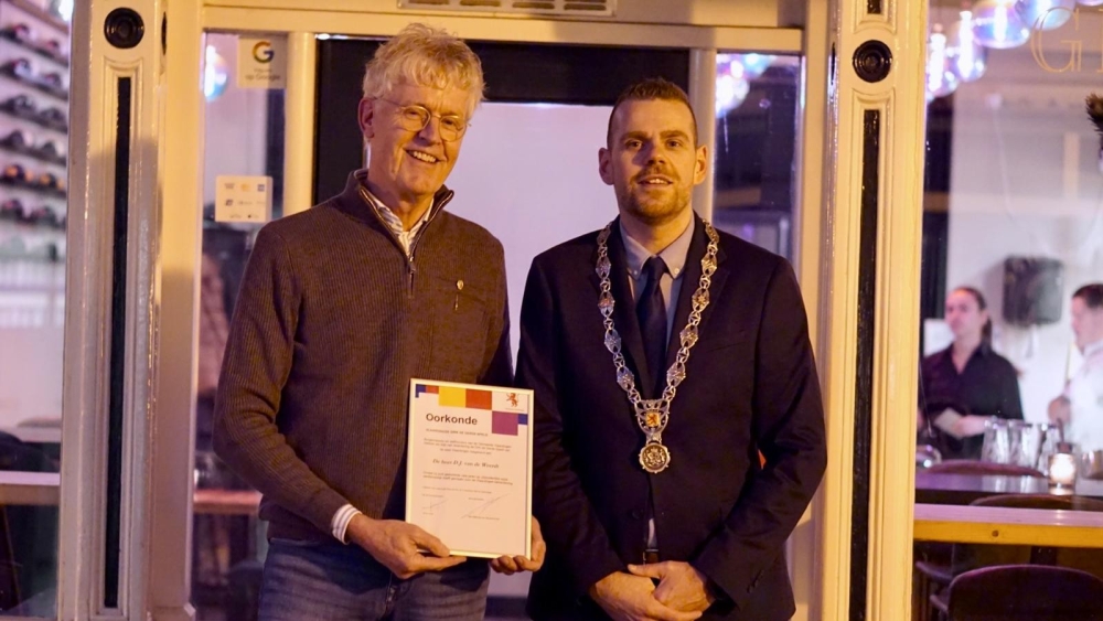 Dirk Jan van de Weerdt vertrekt bij Ondernemersfonds en ontvangt Dirk de Derdespeld