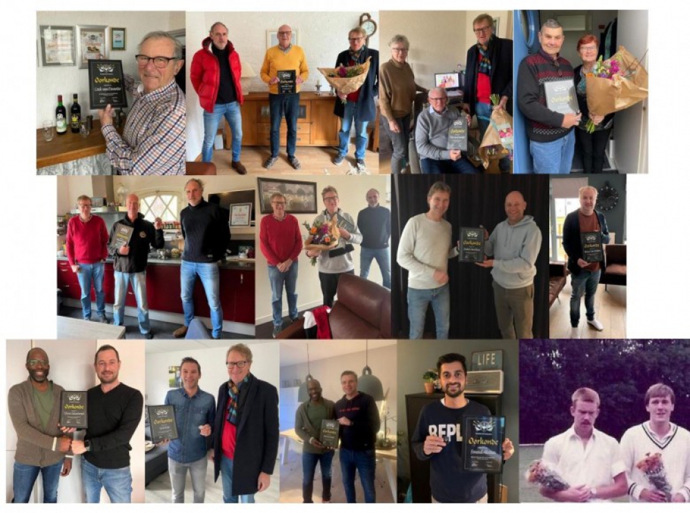 Excelsior'20 eert dit jaar 13 jubilarissen