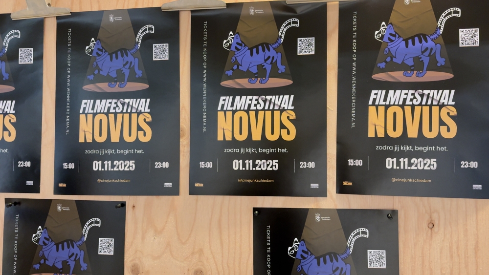 Jonge makers presenteren eigen werk op filmfestival Novus in Schiedam