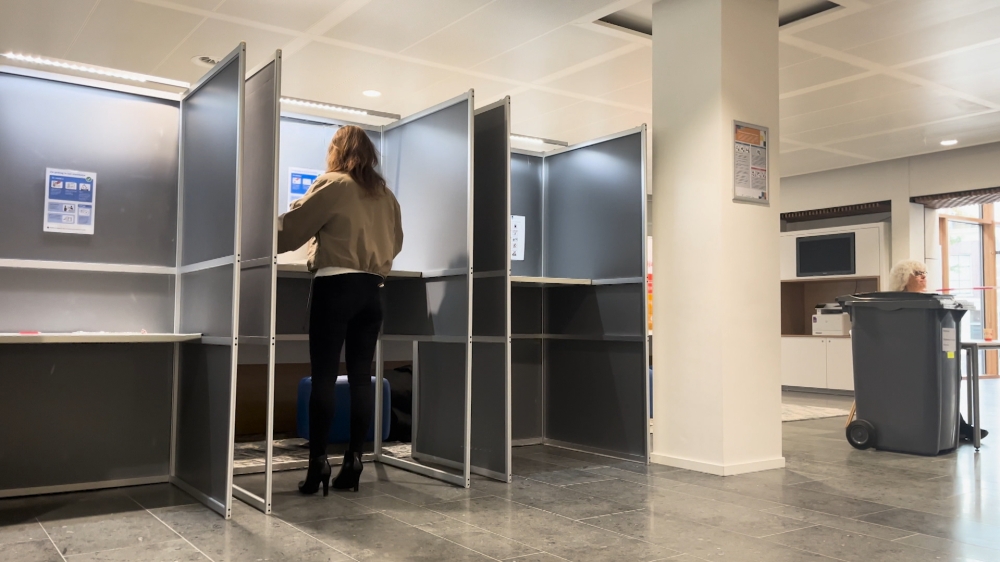 Een stembureau