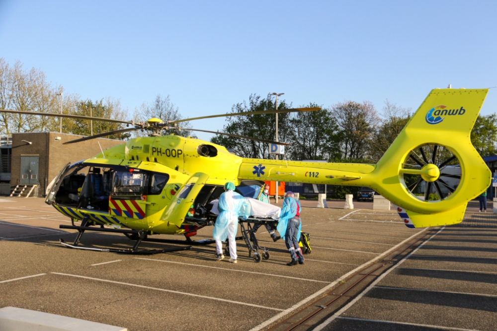 Patiënten Franciscus Gasthuis & Vlietland per traumahelikopter overgevlogen naar het noorden