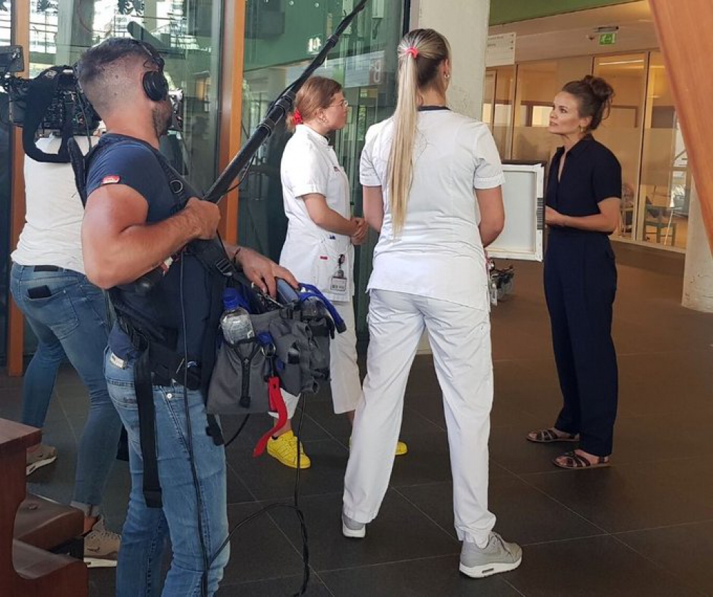 Verpleegkundige uit Franciscus Vlietland is morgen te zien in Tv-programma 'Sta op tegen kanker'