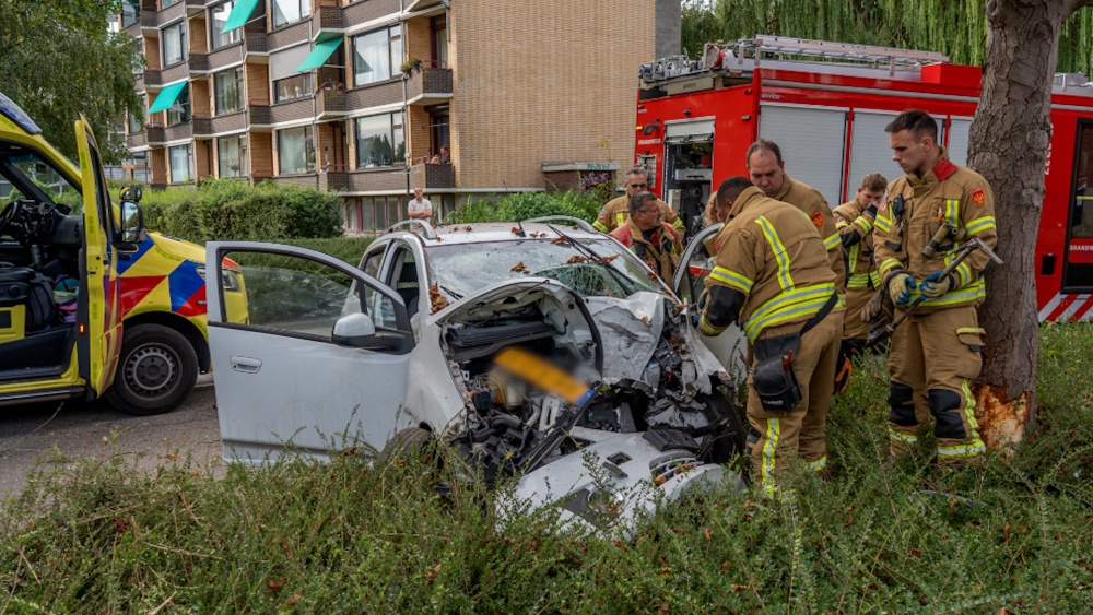 Achtervolging op Floris de Vijfdelaan eindigt in ongeluk en arrestatie