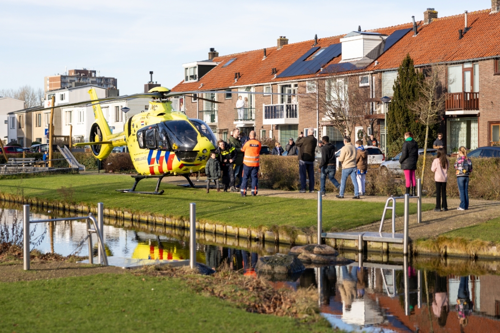 Traumahelikopter ingezet bij medische noodsituatie in Vlaardingen