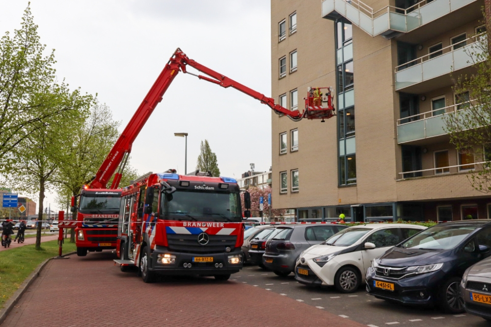 Brand in flatgebouw Nieuwland snel onder controle door inzet brandweer