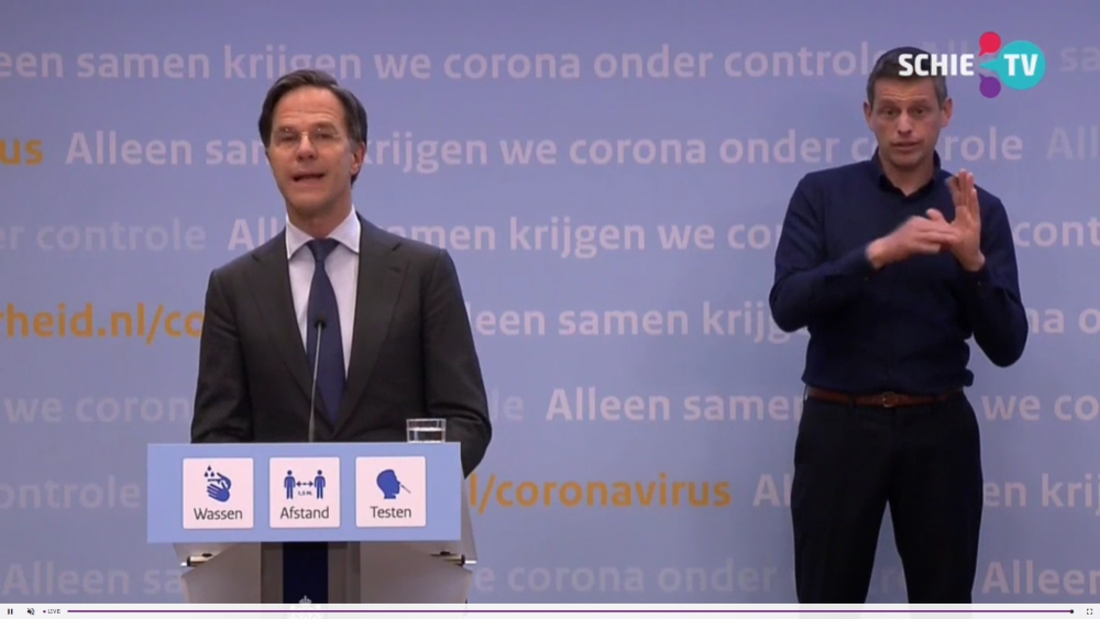 Rutte: "Einde aan de lockdown met stap drie van het openingsplan per 5 juni"
