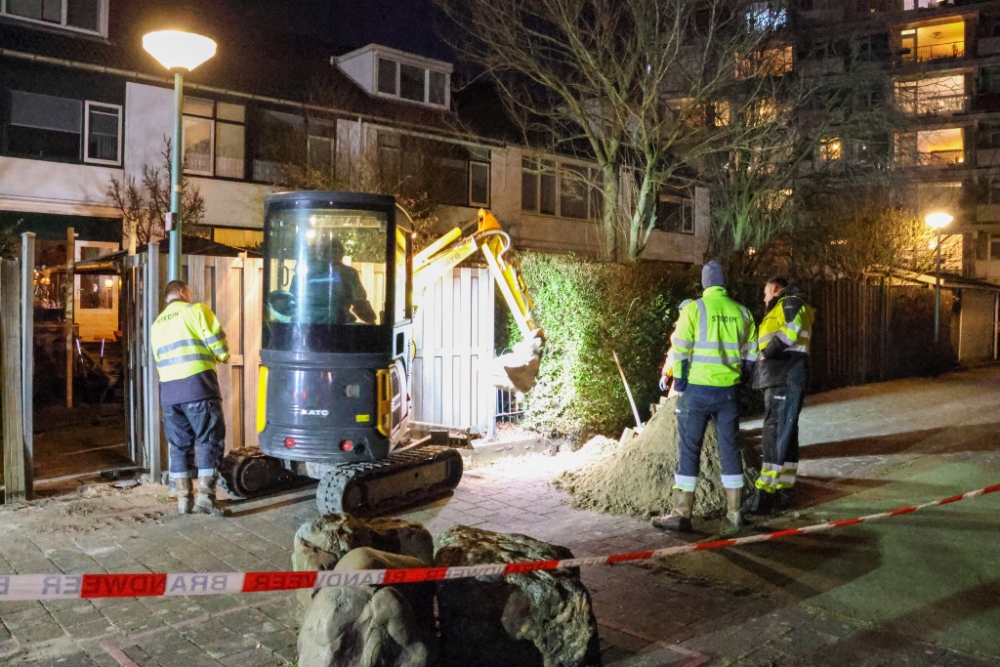Stroomkabel geraakt bij werkzaamheden in Vlaardingen, woningen zonder stroom