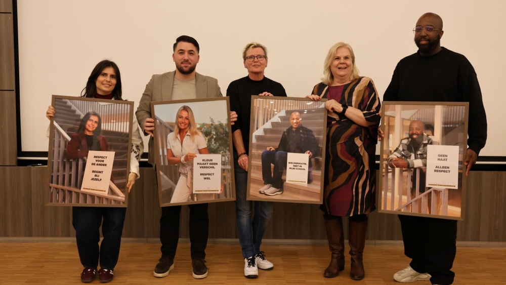 Anti-racisme posters op vier scholen, waaronder in opspraak geraakte Lentiz Life College