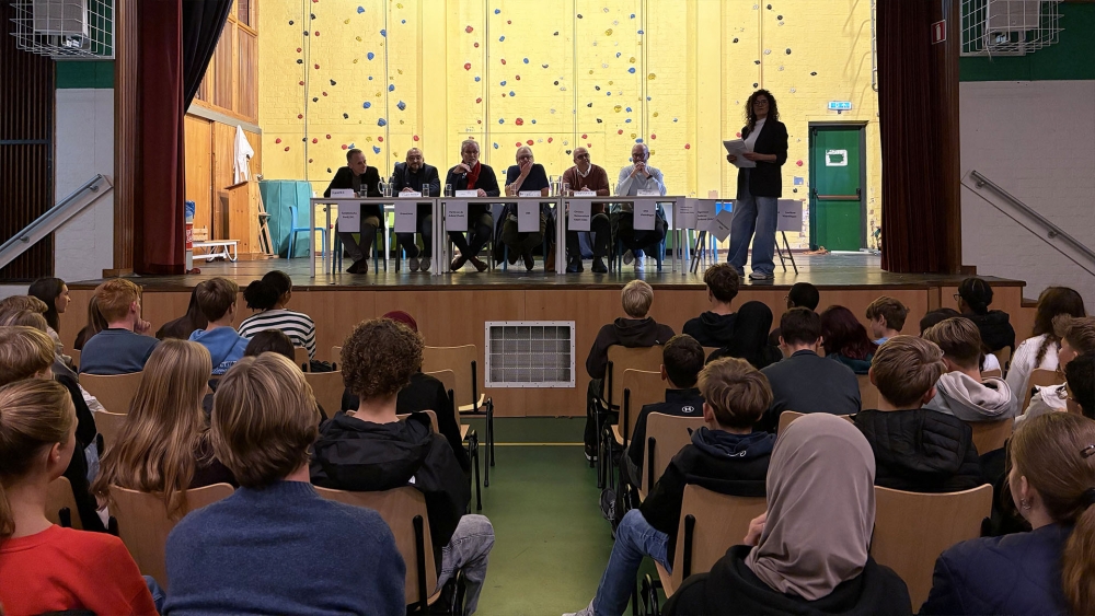 Jongeren praten én stemmen tijdens verkiezingsfestival op het Groen