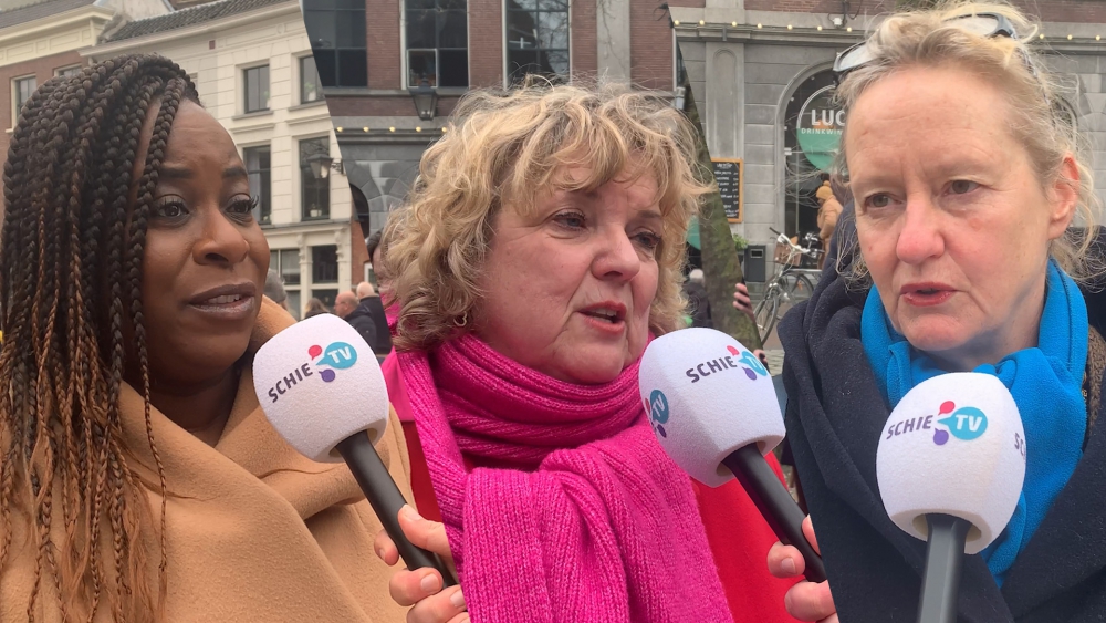 Deze drie vrouwen staan aan de top van de Schiedamse politiek, 'maar er moet nog veel gebeuren'