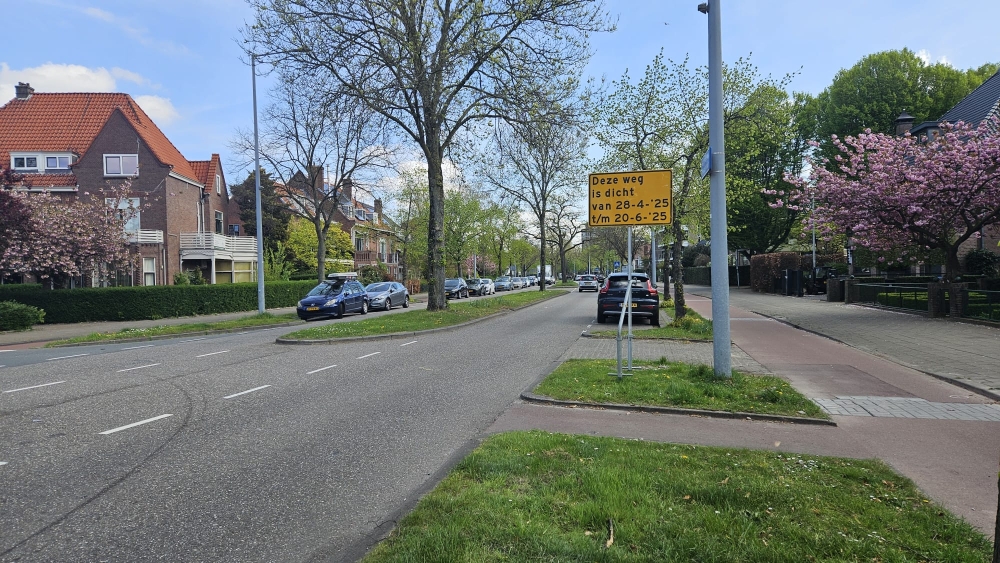 Burgemeester Knappertlaan bijna twee maanden afgesloten voor nieuw fietspad