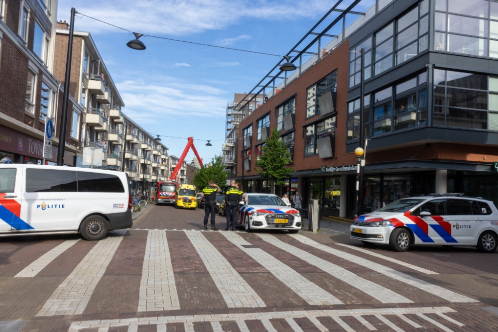 Medische noodsituatie in centrum van Vlaardingen