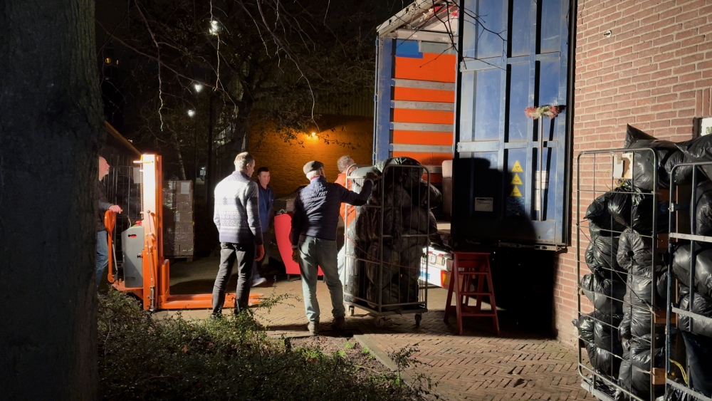 Mijlpaal voor Stichting Spoetnik: 2,5 miljoenste kilo aan goederen richting Oekraïne