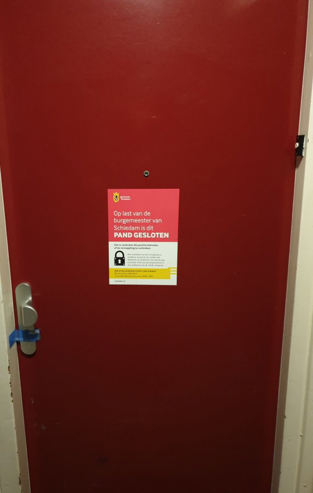 Illegaal bordeel op Bachplein gesloten