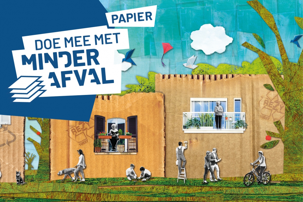 Juni actiemaand: 'minder afval door minder papier in huis'