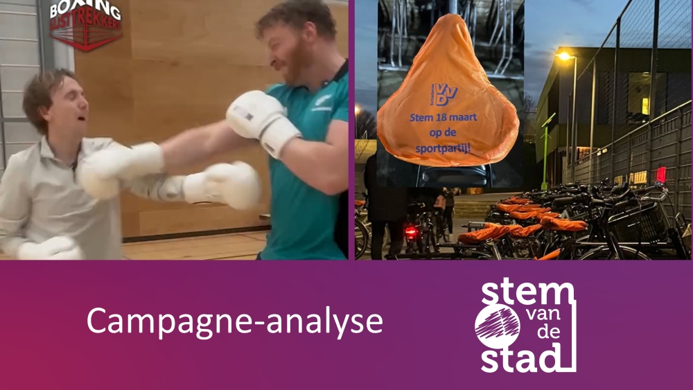 Campagne-analyse: boksende lijsttrekkers en de fietszadelhoezen van de ‘sportpartij’