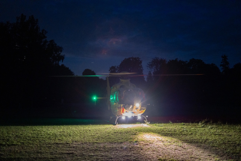 Taumahelikopter ingezet voor medische noodsituatie