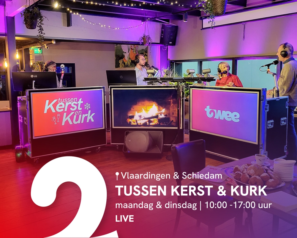 Kijk en luister live: Tussen Kerst en Kurk 2024
