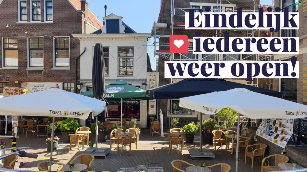 Schiedam Centrum viert feest: alle ondernemers terug van weggeweest