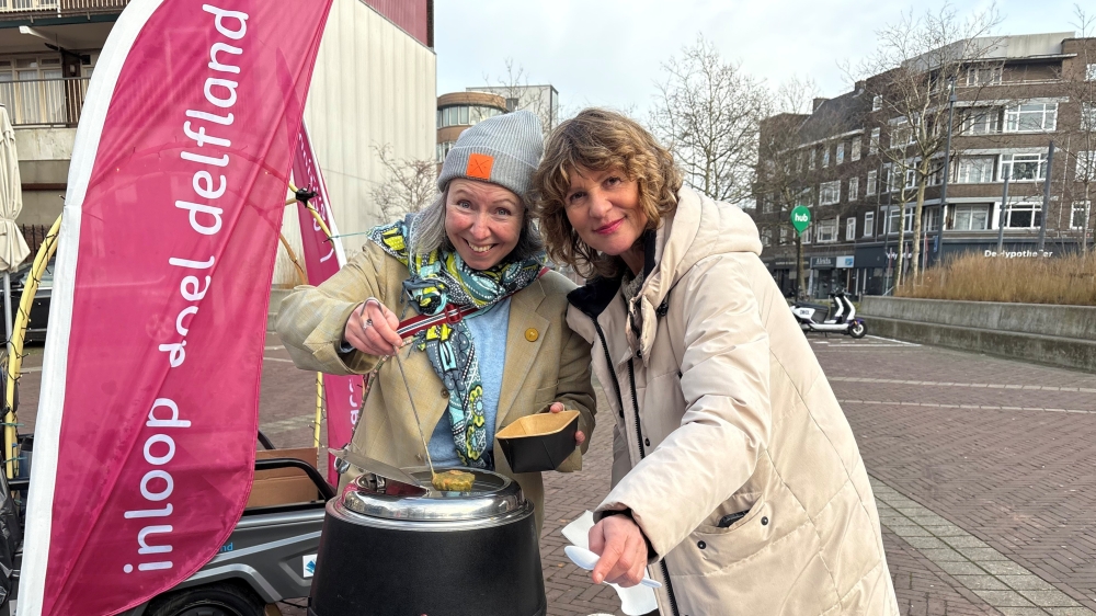 'Snertweek' maakt depressie bespreekbaar in Schiedam: soepkar met gratis snert