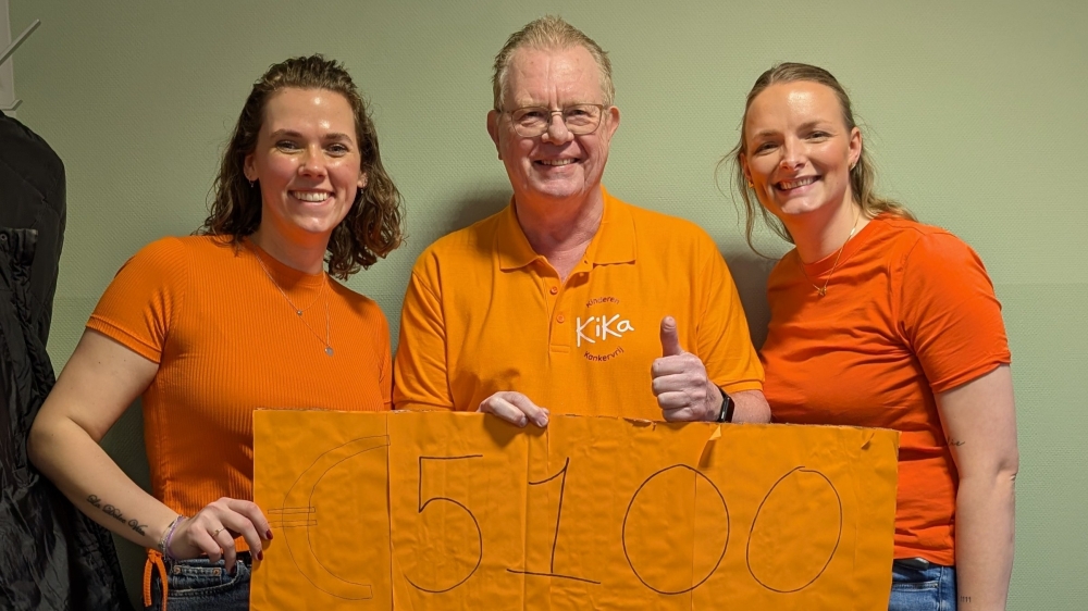 Leerlingen Jenaplan Vlaardingen zamelen ruim 5000 euro in voor KiKa
