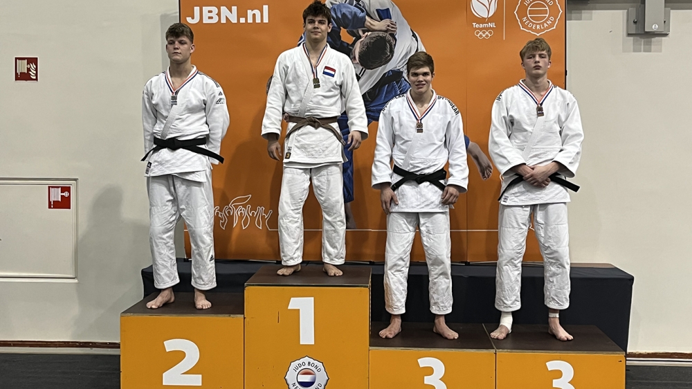 Drie medailles voor Sportinstituut Schiedam tijdens het NK judo -21 jaar